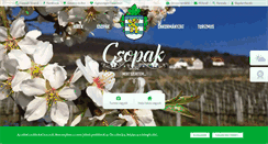 Desktop Screenshot of csopak.hu