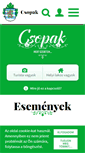 Mobile Screenshot of csopak.hu